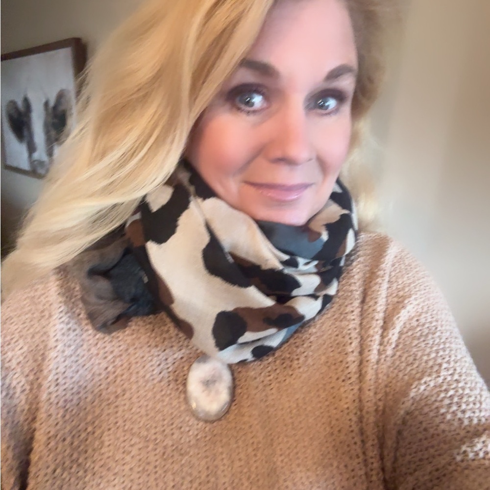 Leopard Print Scarf